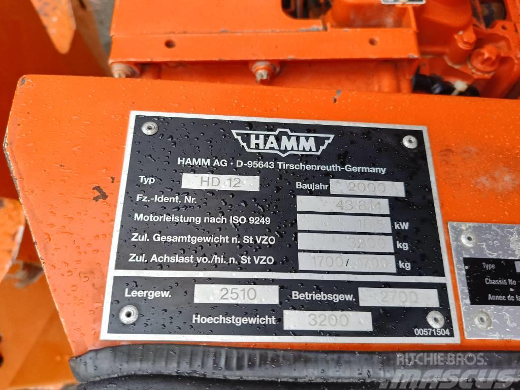 Hamm HD 12 duo wals roller Tandemové valce