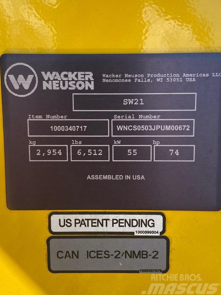 Wacker Neuson SW21 Šmykom riadené nakladače