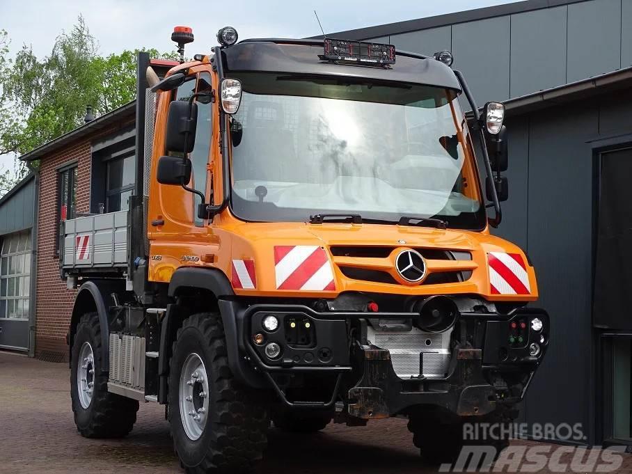 Unimog U218 4X4 3 ZITS HYDRAULIK ZAPFWELLE CAMERA 21TKM Traktory