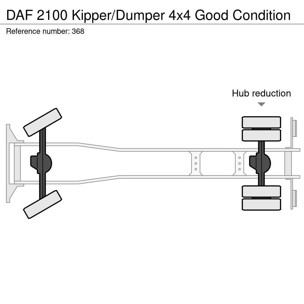 DAF 2100 Kipper/Dumper 4x4 Good Condition Sklápače