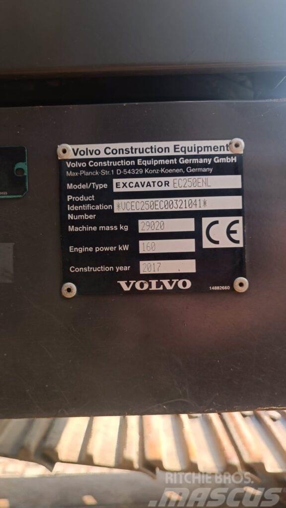 Volvo EC250ENL Pásové rýpadlá