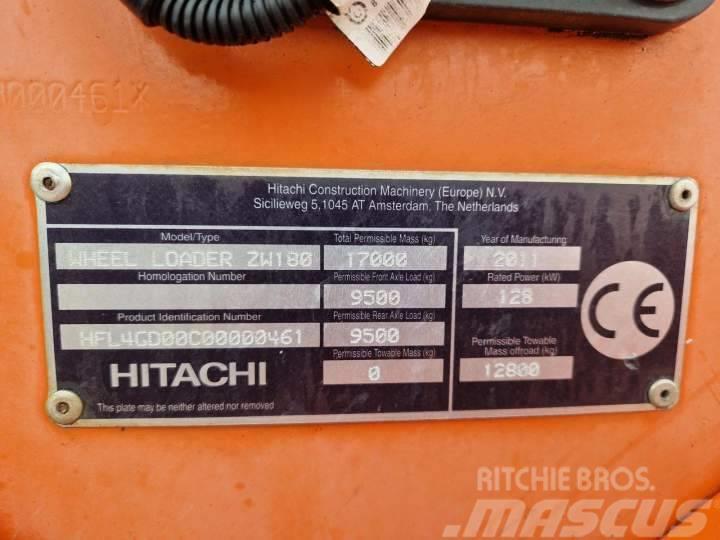 Hitachi ZW 180 Kolesové nakladače