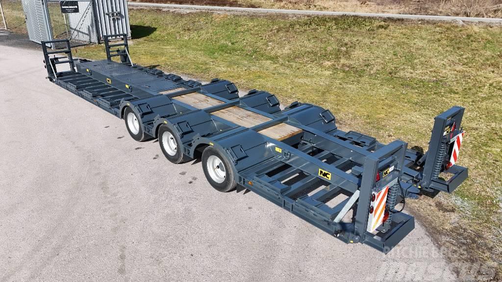 NC 3-axlad Traktordragen Skogsagri Nízko rámové nákladné automobily
