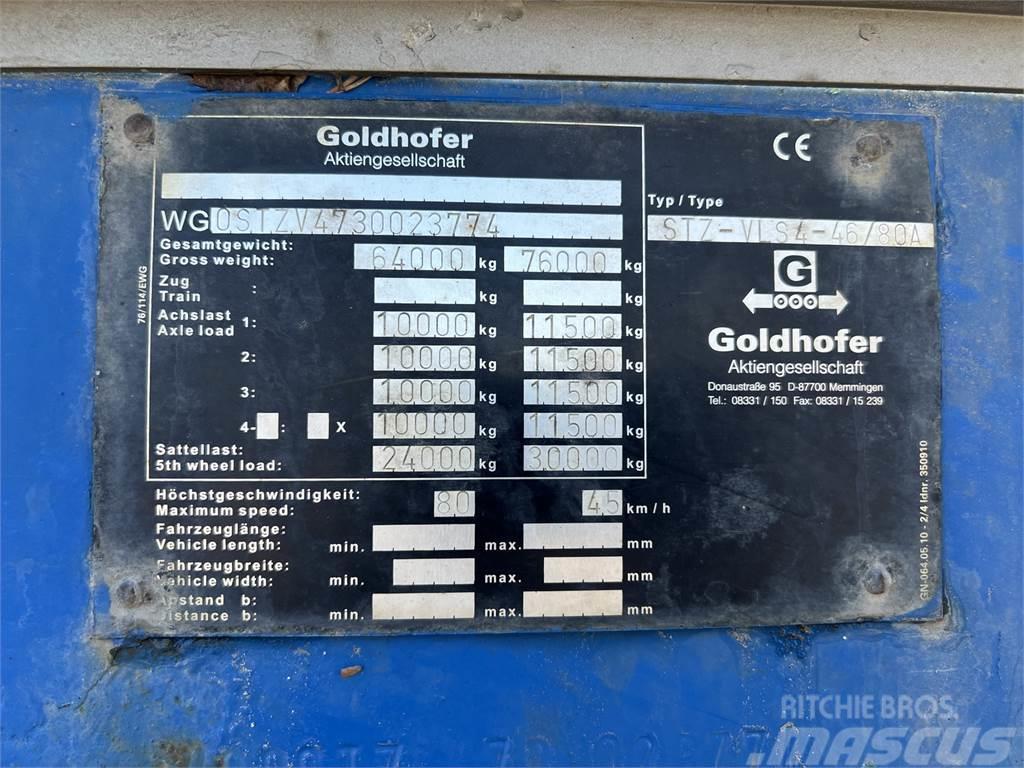 Goldhofer STZ-VLS 4-46/80 A Podvalníkové návesy