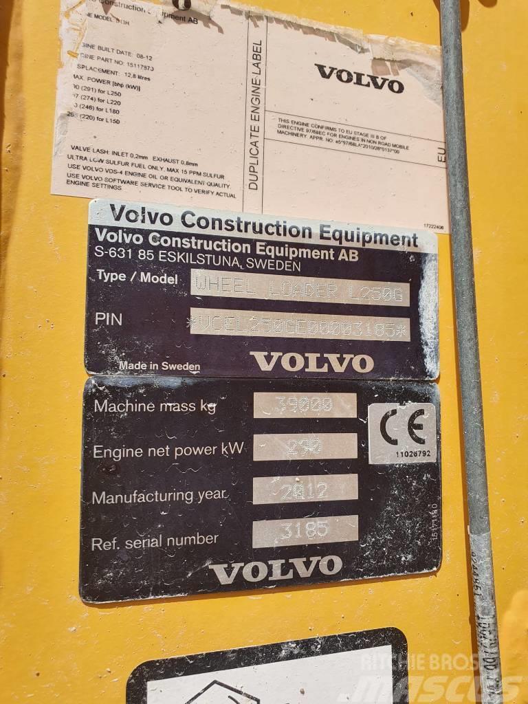 Volvo L 250 G Kolesové nakladače