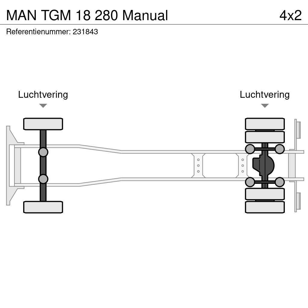 MAN TGM 18 280 Manual Lanový nosič kontajnerov