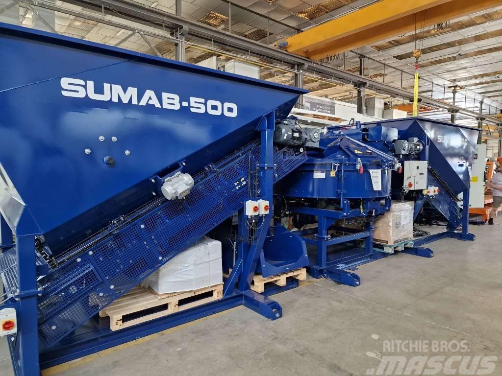  SUMAB 500 (mobile concrete batching plant) Dávkovače betónu