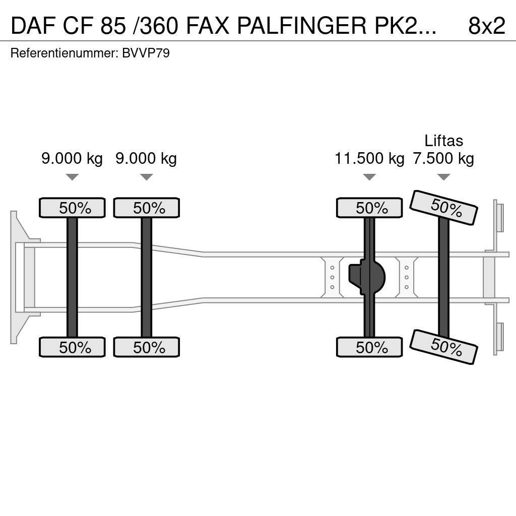 DAF CF 85 /360 FAX PALFINGER PK27002!!HOOGWERKER/SKYWO Univerzálne terénne žeriavy