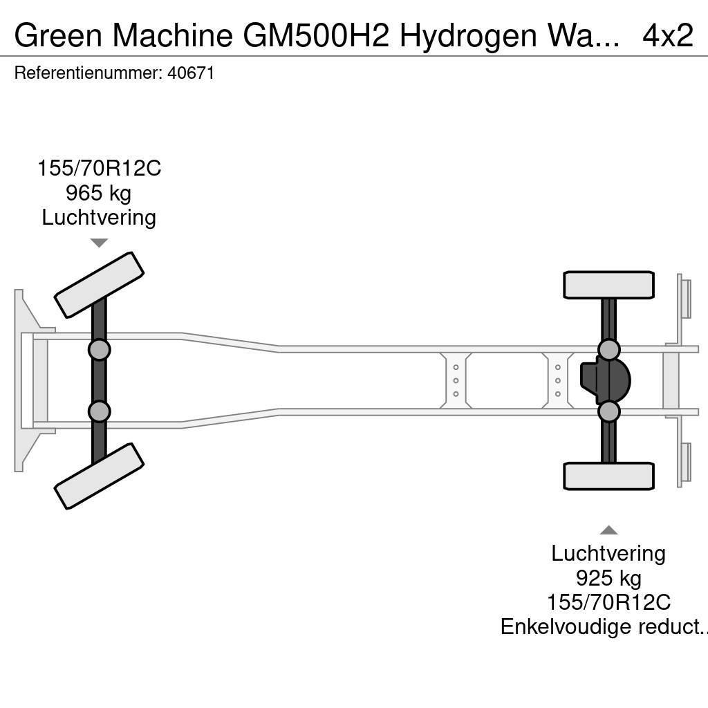 Green Machines GM500H2 Hydrogen Waterstof Sweeper Zametacie vozidlá