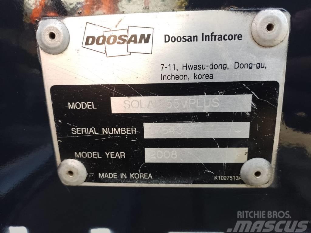 Doosan SOLAR 55VPLUS Mini rýpadlá < 7t