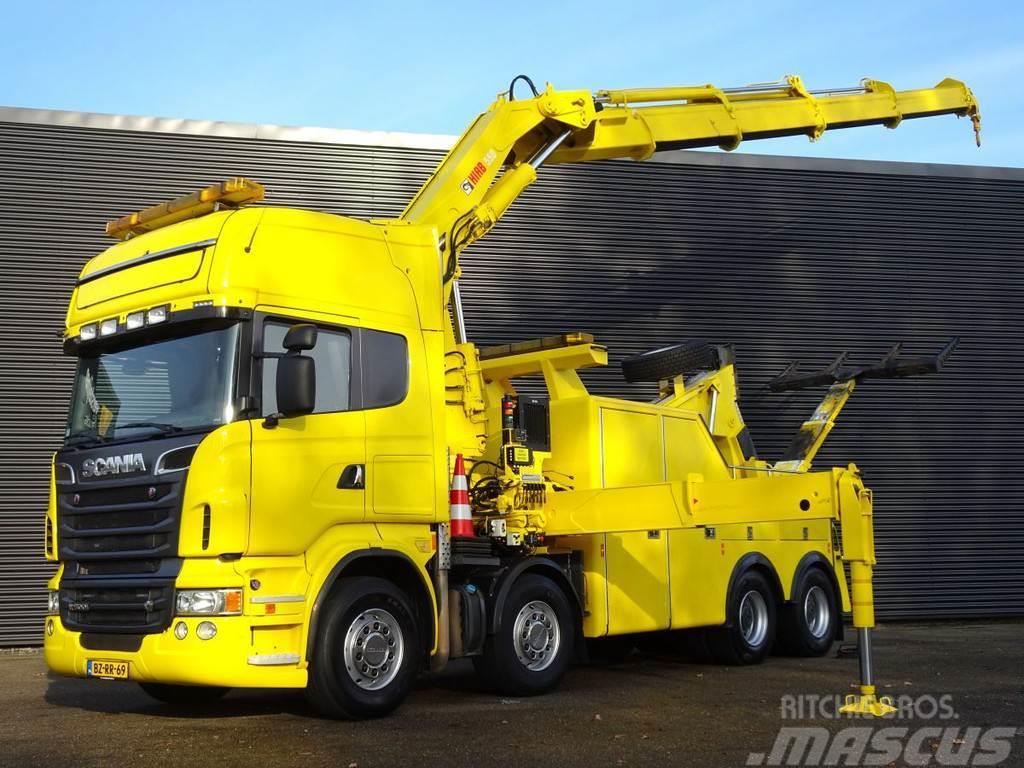 Scania R500 8x4 / ABSCHLEPP - KRAN / TOW TRUCK - CRANE Autožeriavy, hydraulické ruky