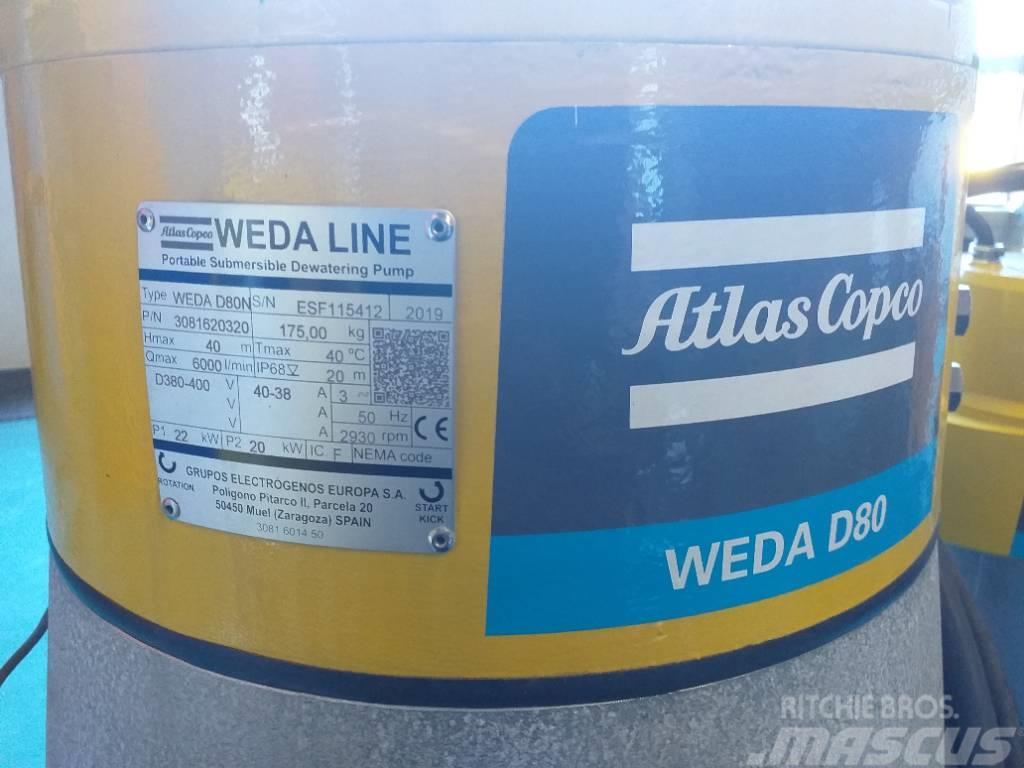 Atlas Copco WEDA D80N Vodné čerpadlá
