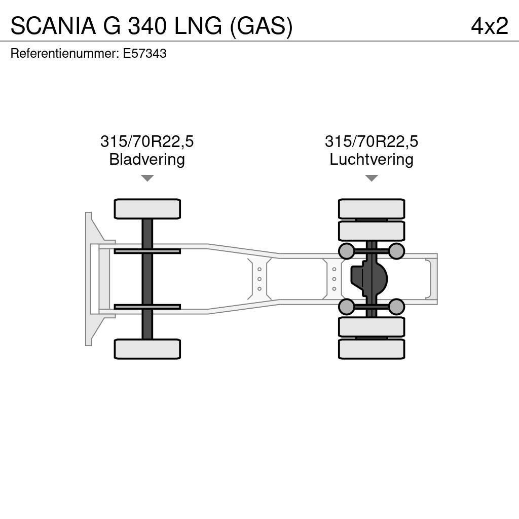 Scania G 340 LNG (GAS) Ťahače