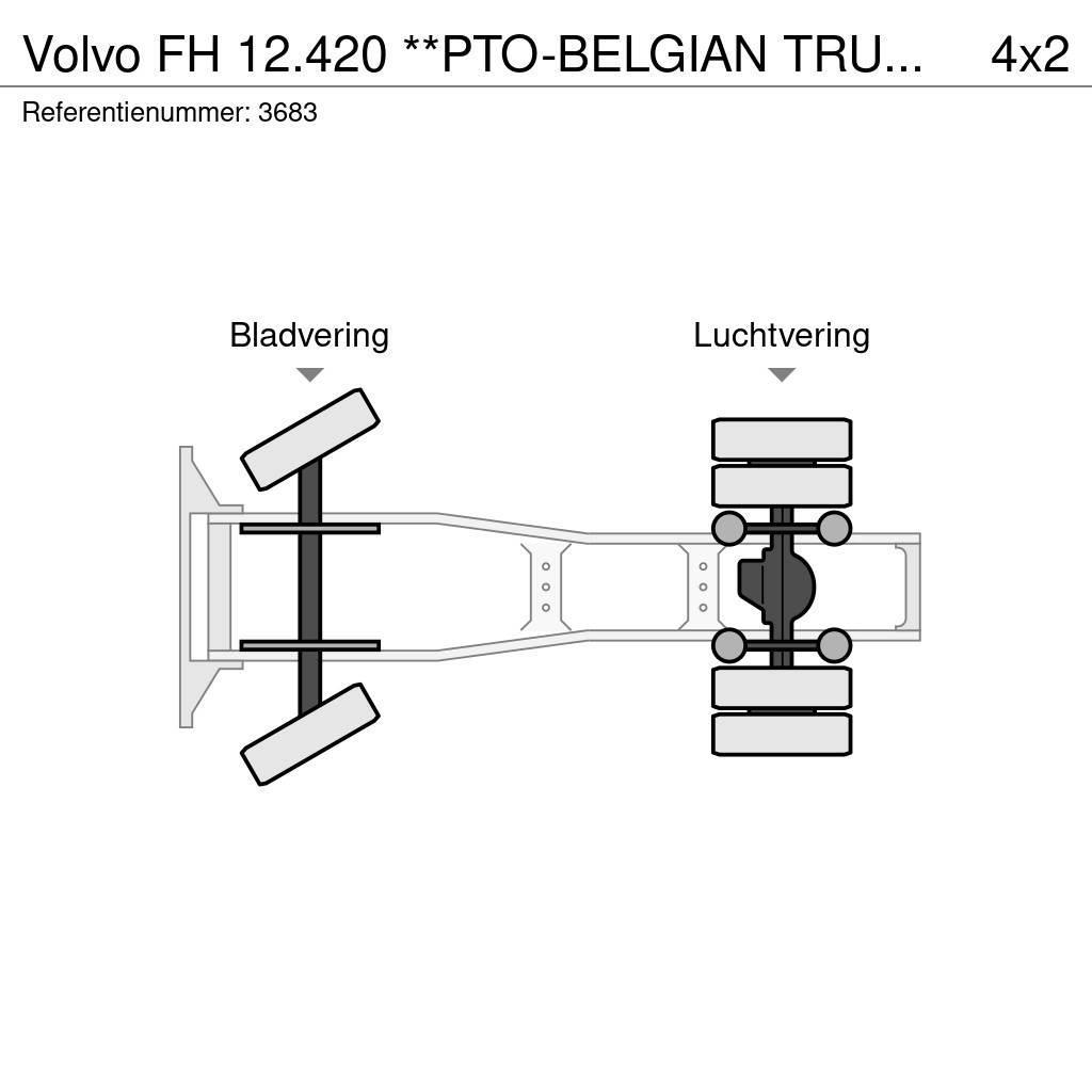 Volvo FH 12.420 **PTO-BELGIAN TRUCK-LOW MILEAGE** Ťahače
