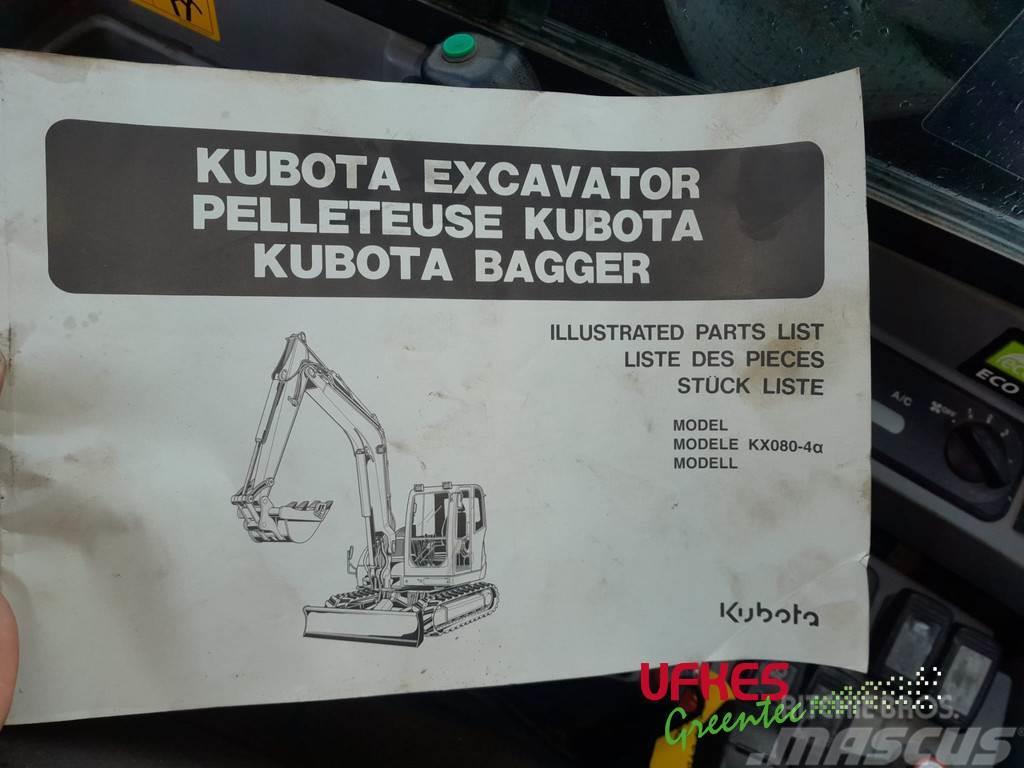 Kubota KX080-4 Alpha Midi rýpadlá 7 t - 12 t