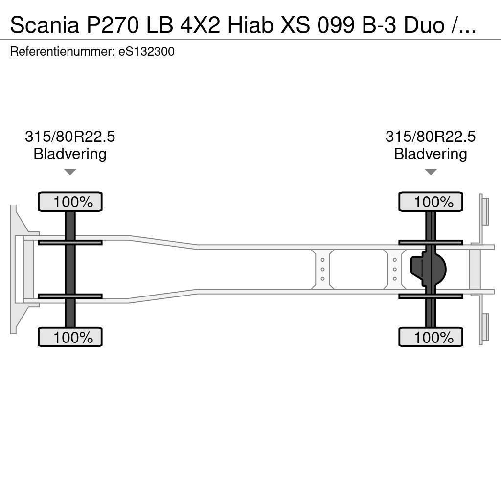 Scania P270 LB 4X2 Hiab XS 099 B-3 Duo / NEW/UNUSED Univerzálne terénne žeriavy