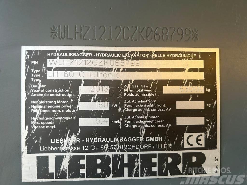 Liebherr LH 60 C Litronic EPA Umschlag bagger Iné