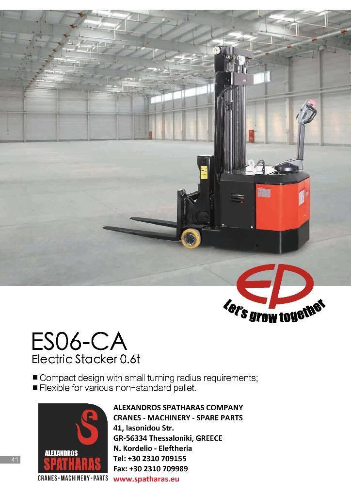 EP ES06-CA Ručne vedené vysokozdvižné vozíky