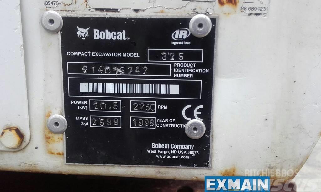 Bobcat X 325 Mini rýpadlá < 7t