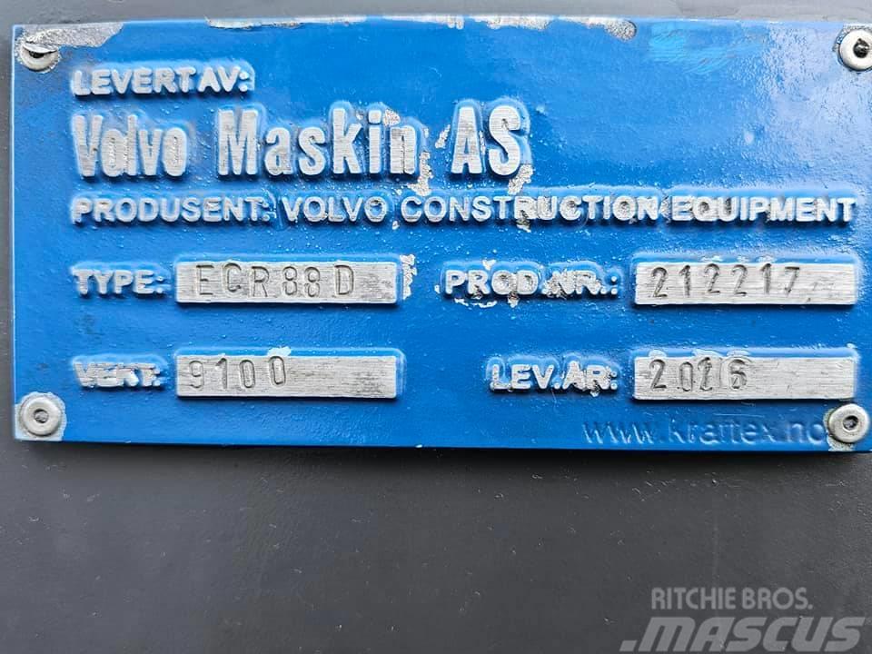 Volvo ECR 88 D Mini rýpadlá < 7t