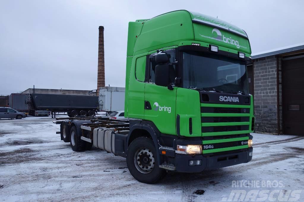 Scania R164 GB6X2NB 480 Nosiče kontajnerov/Prepravníky kontajnerov