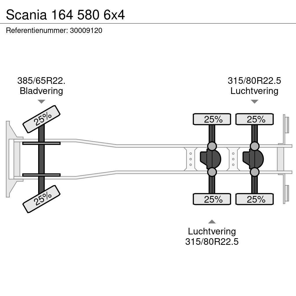 Scania 164 580 6x4 Nákladné vozidlá bez nadstavby