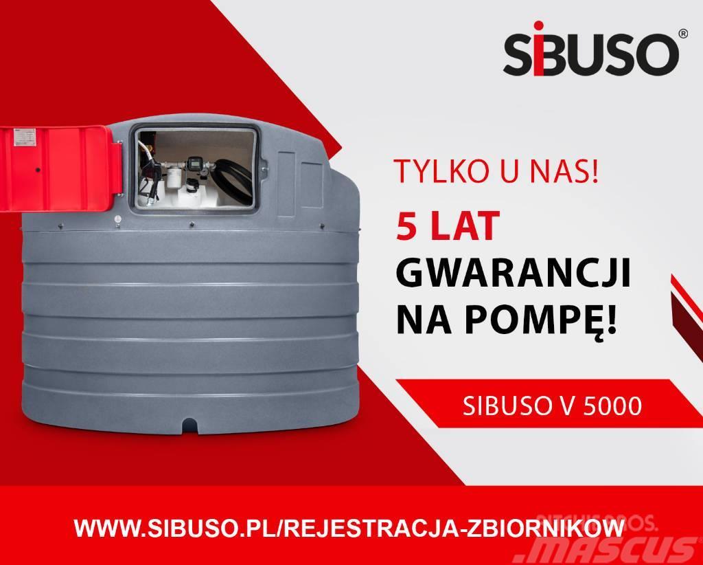 Sibuso 5000L zbiornik dwupłaszczowy Diesel Úžitkové vozne