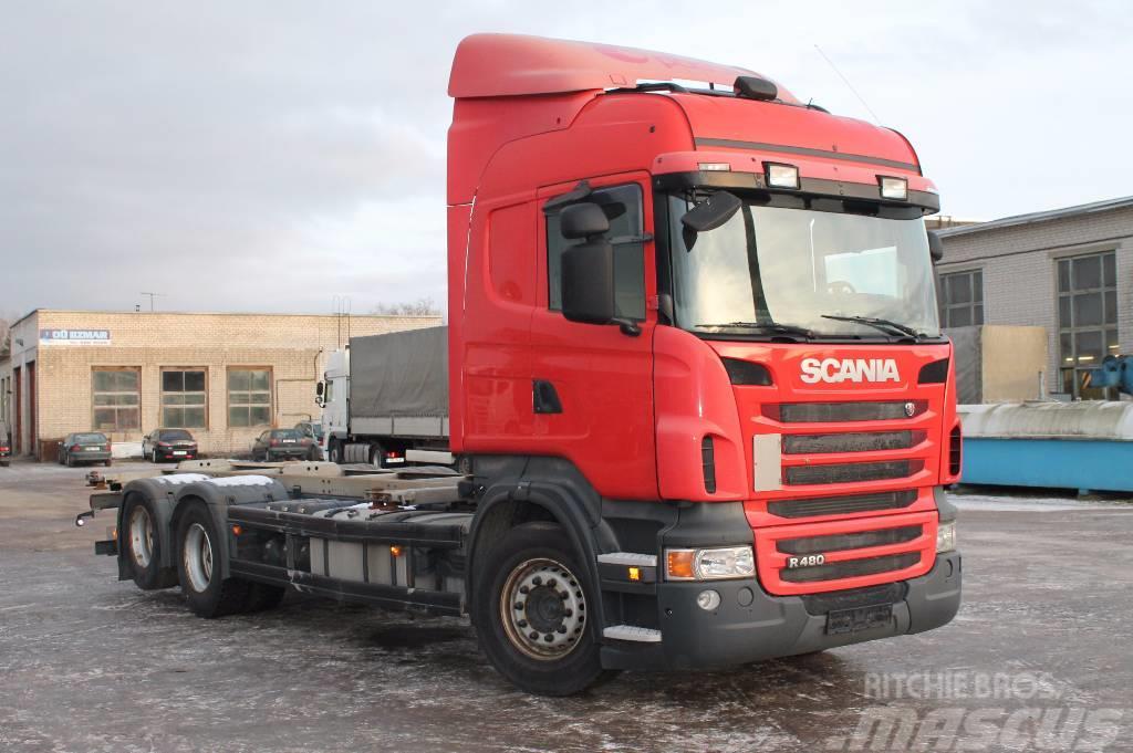 Scania R480 LB6X2HNB Nosiče kontajnerov/Prepravníky kontajnerov