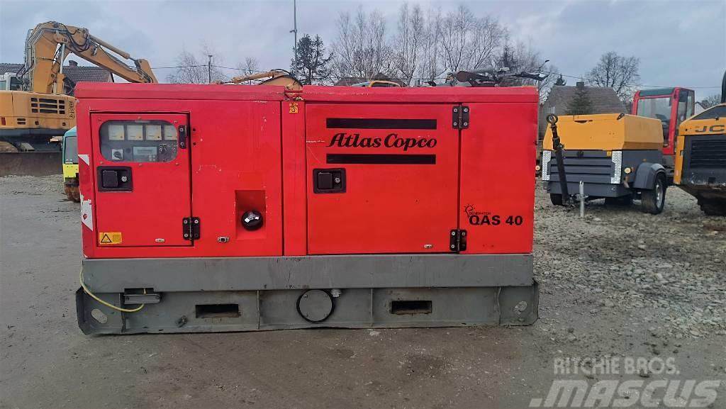 Atlas Copco QAS 40 30 50 60 INGERSOLL RAND 40 DOSSAN Naftové generátory