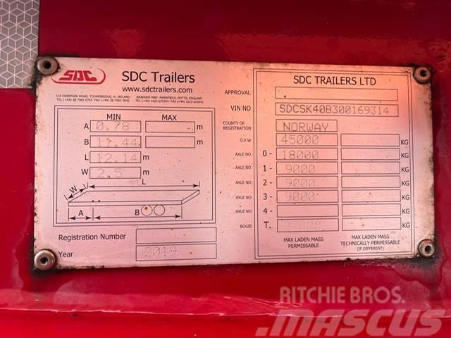 SDC TRAILERS Semitrailer Kontajnerové návesy