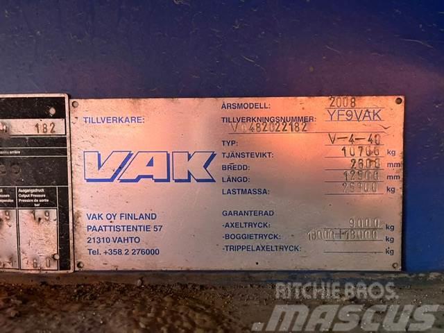 VAK V-4-40 VECTOR 1850 / BOX L=12385 mm Chladiarenské prívesy