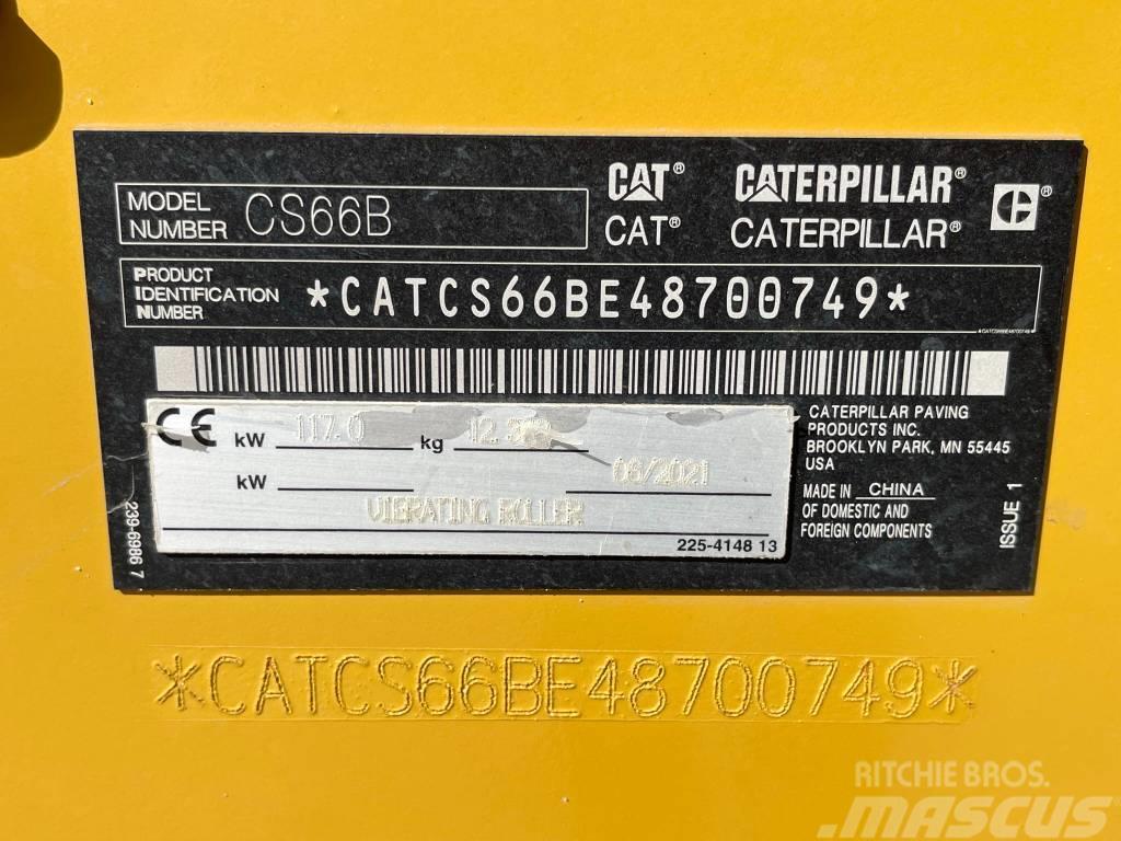 CAT CS66B - Low Hours / CE Certified - Airco Ťahačové valce