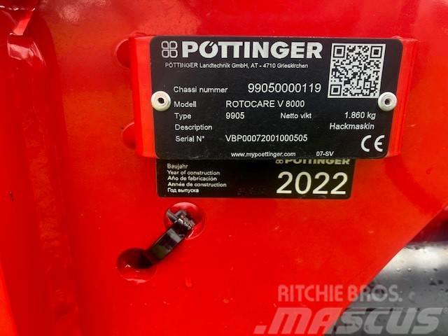 Pöttinger Rotocare V8000 demokörd Riadkové kultivátory