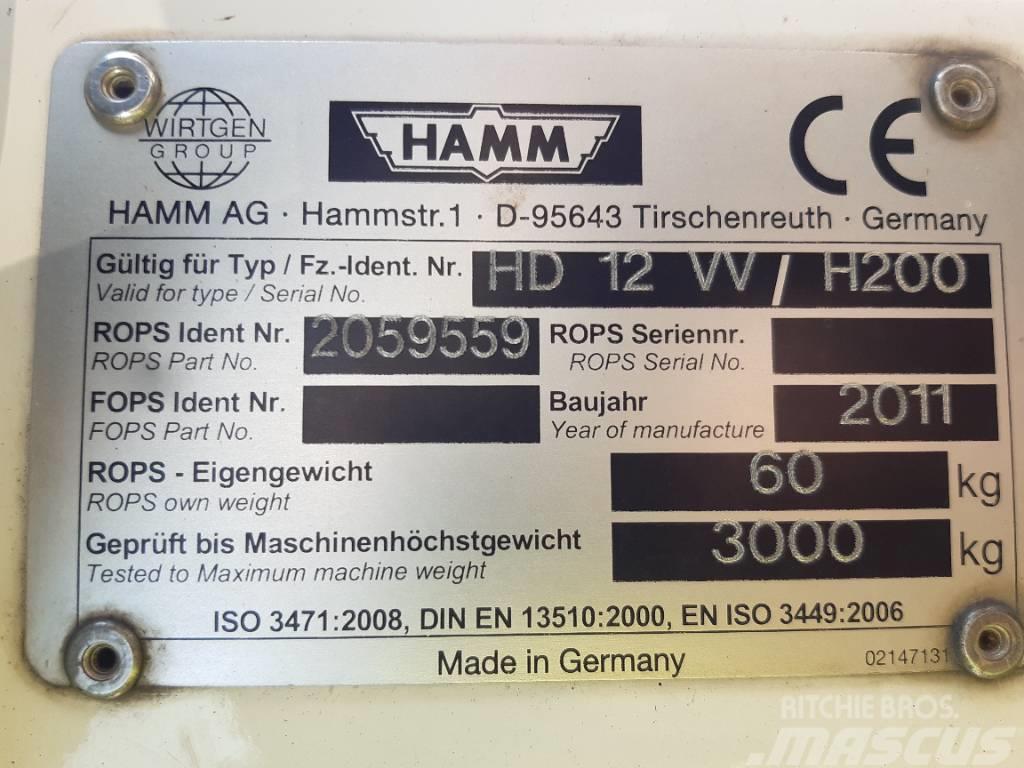 Hamm HD 12 VV Tandemové valce