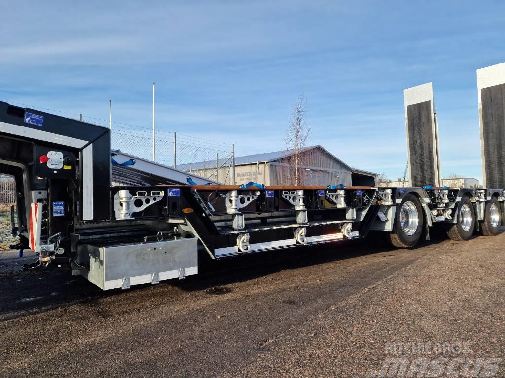 Humbaur HTS30  flatbed semi-trailer Podvalníkové návesy
