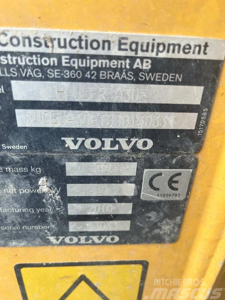 Volvo A 30 E Kĺbové nákladné autá