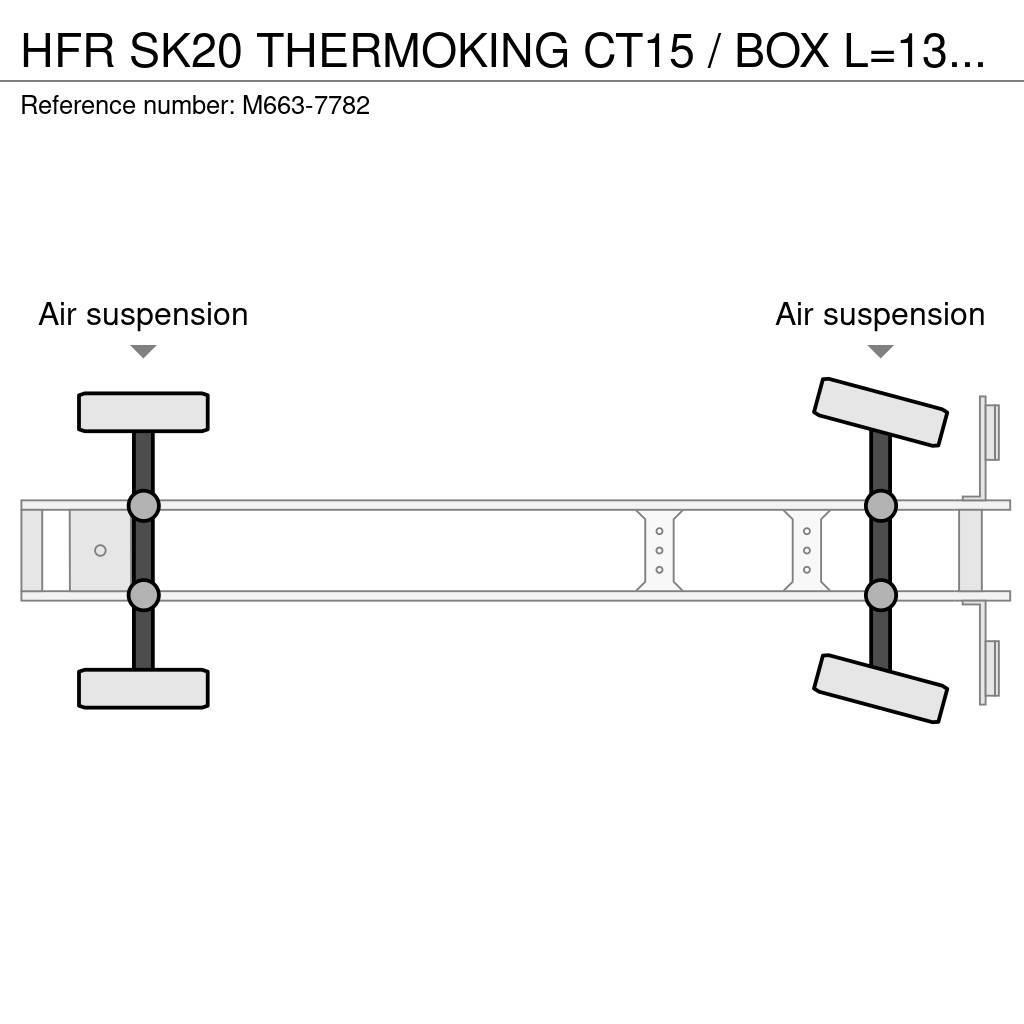 HFR SK20 THERMOKING CT15 / BOX L=13450 mm Chladiarenské návesy