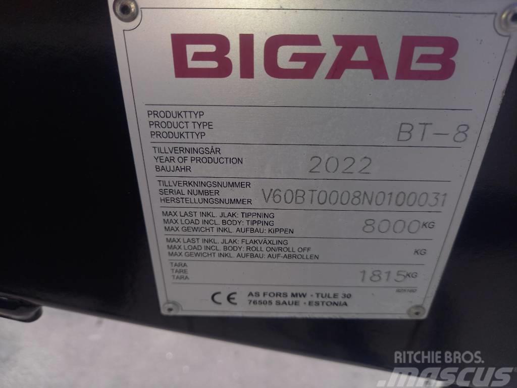 Bigab BT8 Sklápacie prívesy