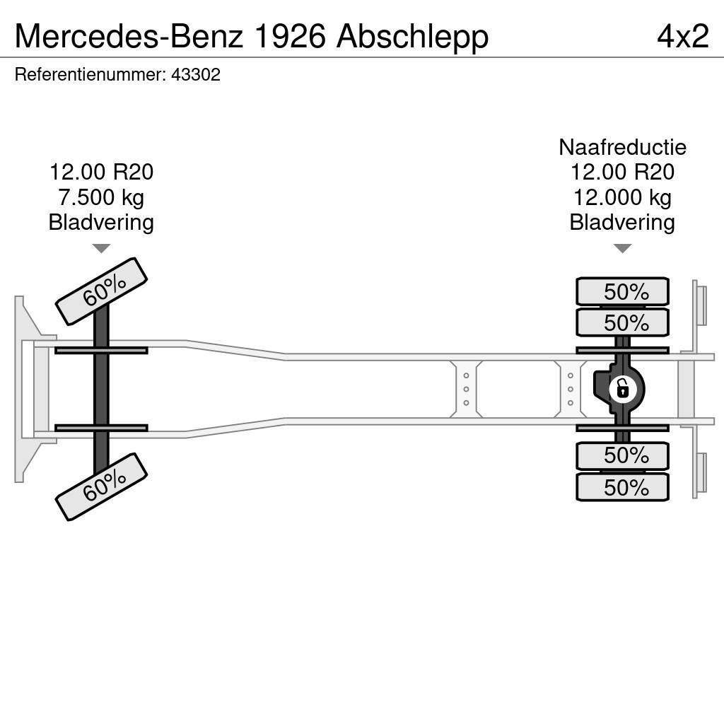 Mercedes-Benz 1926 Abschlepp Vyslobodzovacie vozidlá
