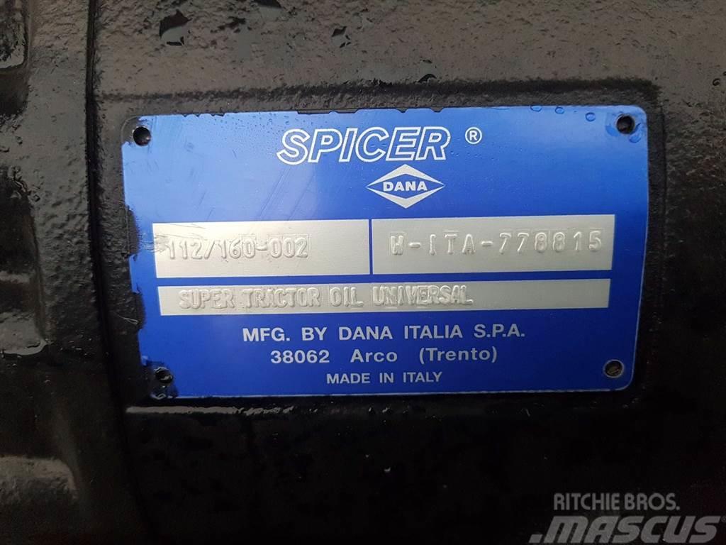 Redrock TH301-Spicer Dana 112/160-002-Axle/Achse/As Nápravy