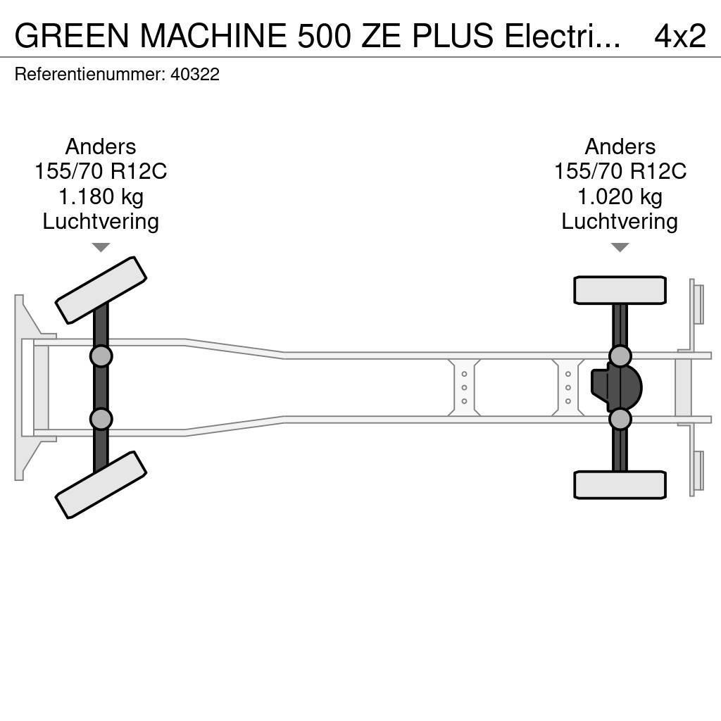 Green Machines 500 ZE PLUS Electric sweeper Zametacie vozidlá