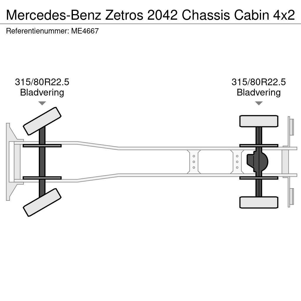 Mercedes-Benz Zetros 2042 Chassis Cabin Nákladné vozidlá bez nadstavby