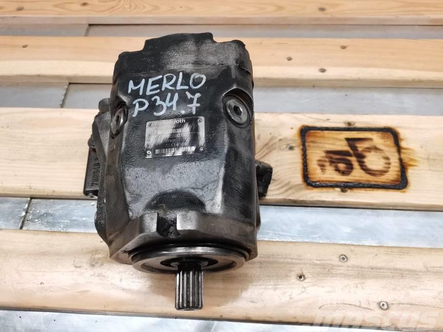 Merlo P 34.7 {Rexroth A10V} hydraulic pump Hydraulika