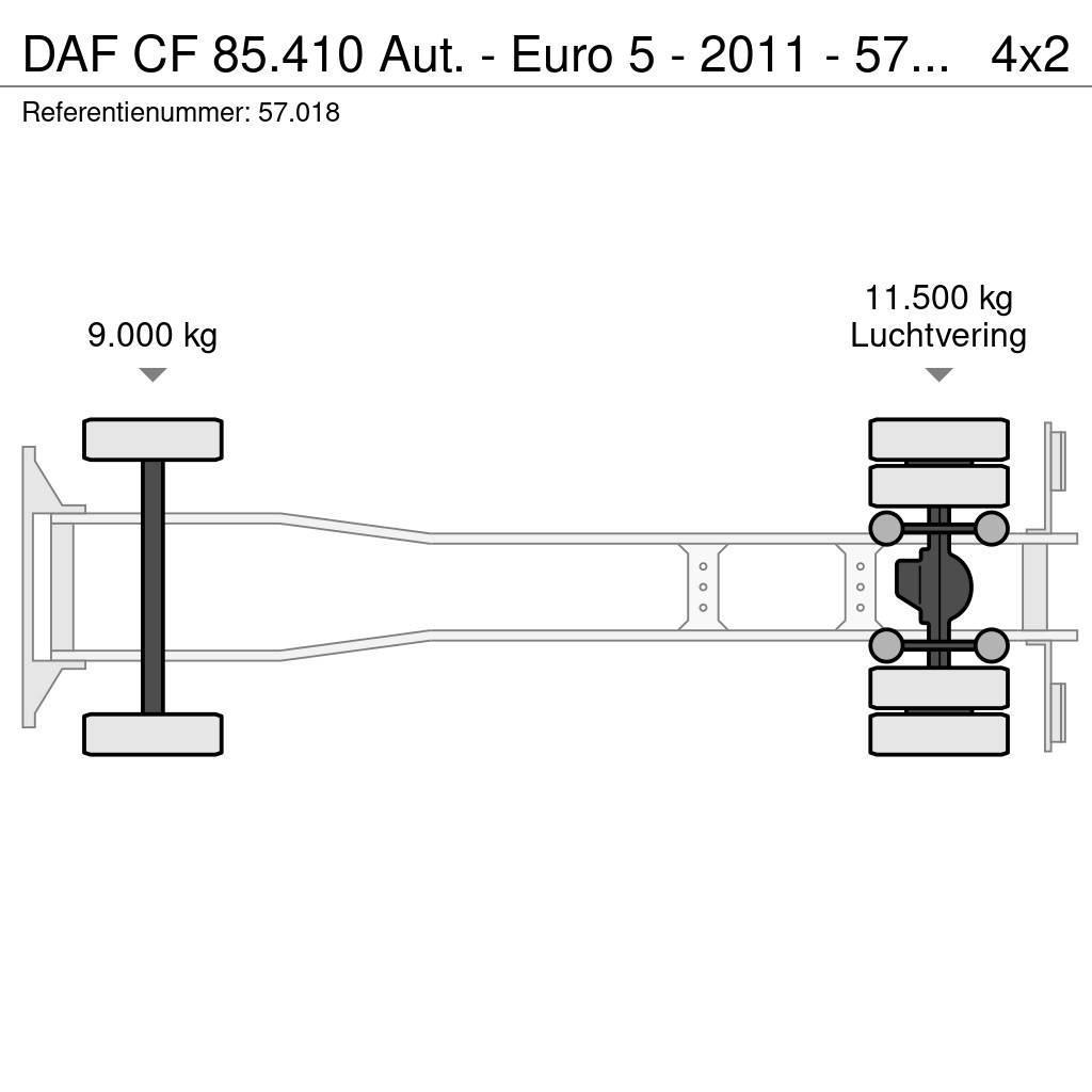 DAF CF 85.410 Aut. - Euro 5 - 2011 - 57.018 Sklápače