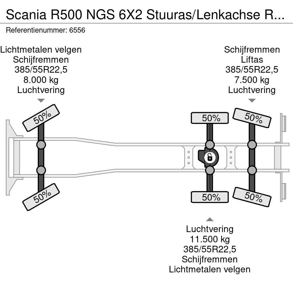 Scania R500 NGS 6X2 Stuuras/Lenkachse Retarder AHK Nákladné vozidlá s bočnou zhrnovacou plachtou