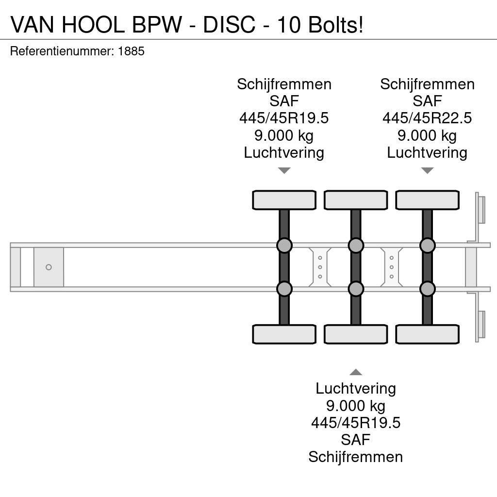 Van Hool BPW - DISC - 10 Bolts! Plachtové návesy