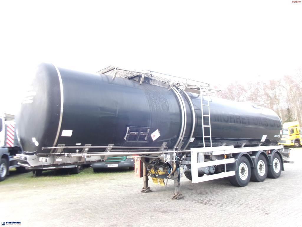 Crossland Bitumen tank inox 33 m3 / 1 comp + compressor + st Cisternové návesy