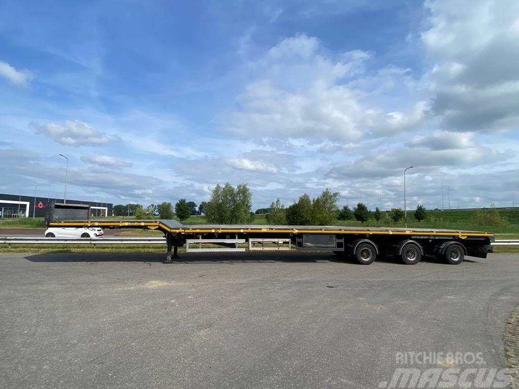 Broshuis trailer 3 -time extendable Windmill transporter Valníkové návesy/Návesy sa sklápacím bočnicami