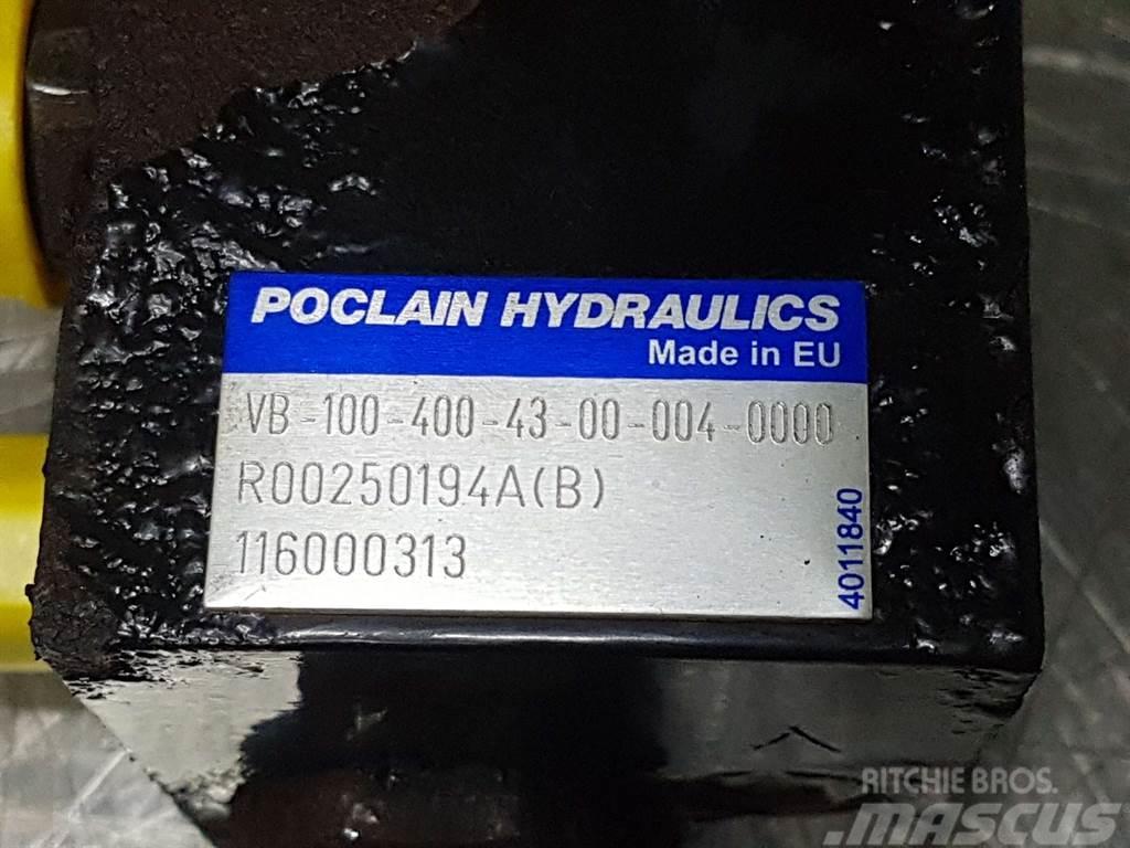 Ahlmann AZ210E-Poclain VB-100-400-43-00-004-Valve/Ventile Hydraulika
