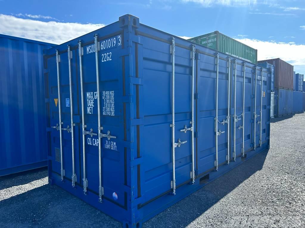  container ny 20fot hel öppningsbar långsida och en Obytné kontajnery